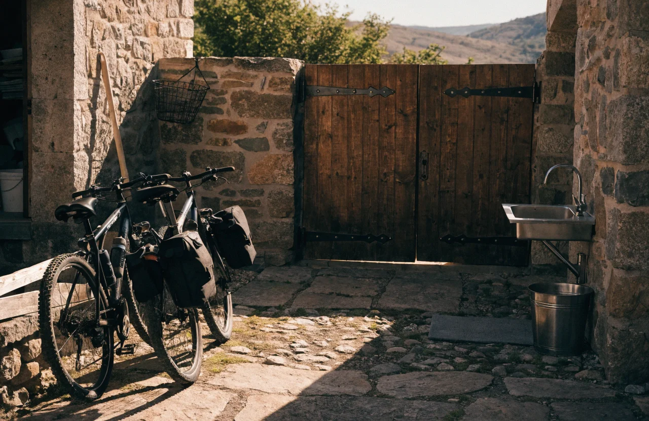 Alojamiento de montaña preparado para ciclistas