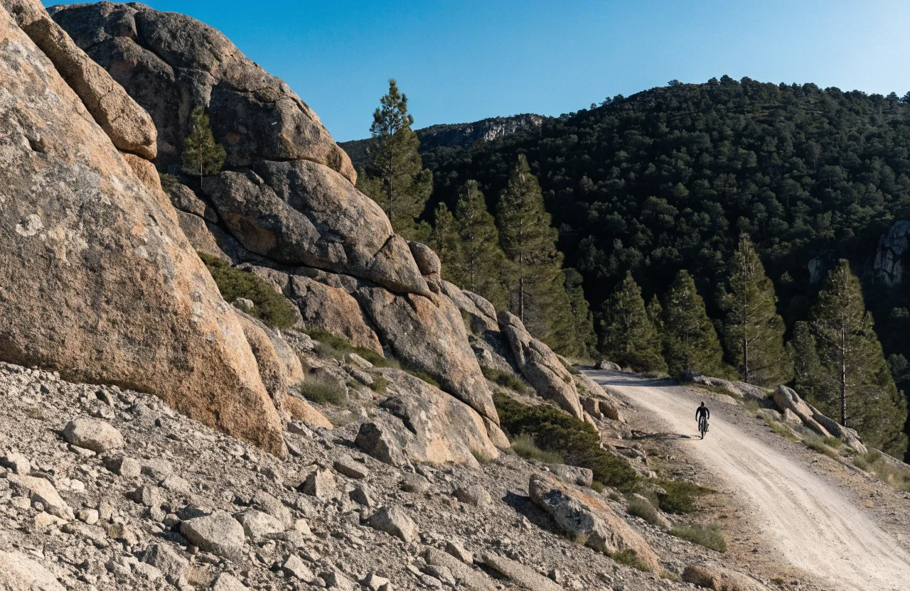 Ruta de bicicleta de montaña en la Sierra de Guadarrama